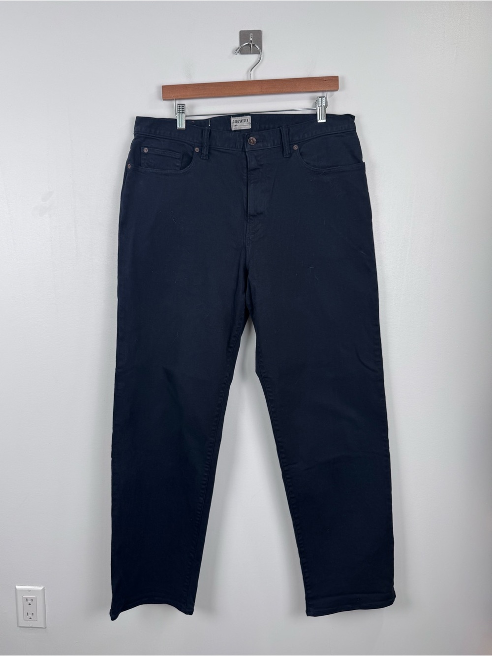 Todd Snyder Men 5 Pocket Navy Blue Chino Pant Size 34